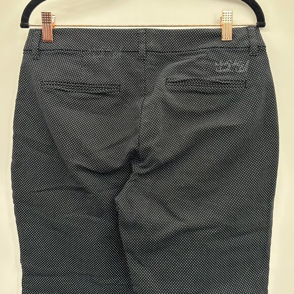 Old Navy Mid-Rise Harper Fine Polka Dot Ankle Pants Size 6 - Picture 3 of 5